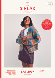 Healing Crystal Cardigan in Sirdar Jewelspun w/Wool Chunky (10801) - PDF