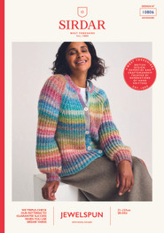 Metamorphic Cardigan in Sirdar Jewelspun w/Wool Chunky (10806) - PDF