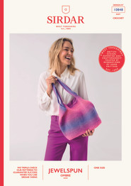 Totally Crochet Tote Bag in Sirdar Jewelspun Ombre Aran (10848) - PDF - CROCHET