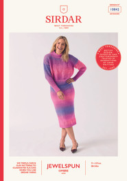 Togetherness Two-Piece in Sirdar Jewelspun Ombre Aran (10842) - PDF