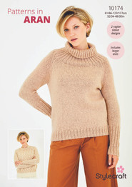 Sweaters in Stylecraft Serene & Grace Aran (10174) - PDF
