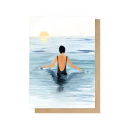 Image for Greeting Card - Swimmer