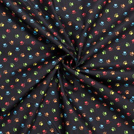 Happy Paws: Paws Multi - 100% Cotton
