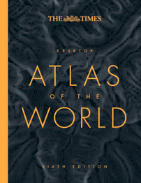 Book cover for The Times Desktop Atlas of the World by Times Atlases