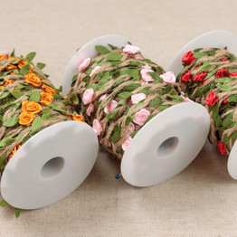 Hessian Rose Jute Cord - Per Metre