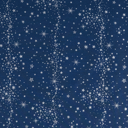 Horita: Navy w/Silver Stars - 100% Cotton