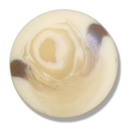 Plastic Shank Button (23mm) - Aran Natural