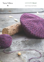 Leannán Beret in Yarn Vibes Irish Tweed 4 Ply