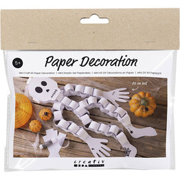 Mini Craft Kit - Paper Skeleton Decorations