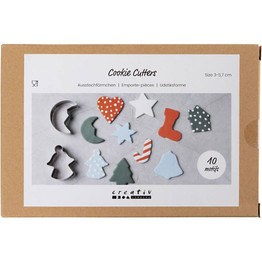 Cookie Cutters (10pcs) - Christmas Shapes