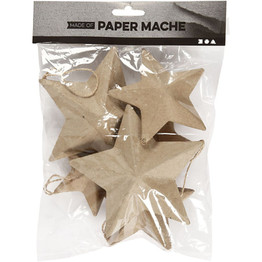 Papier Mache Stars (6pcs)
