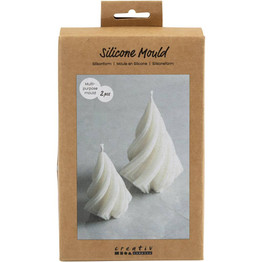 Silicone Mould (2pcs) - Christmas Trees