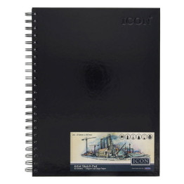 A4 Wiro Hardcover Sketch Pad (50pcs)