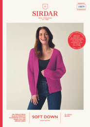 Fluffy Little Cardigan in Sirdar Soft Down (10879) - PDF