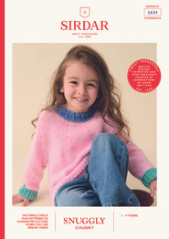 Scandi Pop Sweater in Sirdar Snuggly Chunky (2634) - PDF
