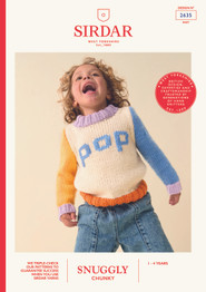 Pop It On Sweater in Sirdar Snuggly Chunky (2635) - PDF