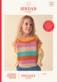 Colour Pop Pullover in Sirdar Snuggly Chunky (2637) - PDF