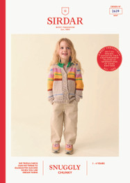 Scandi-Striped Cardi in Sirdar Snuggly Chunky (2639) - PDF