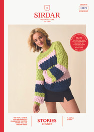 Stripes But Better Sweater in Sirdar Stories Chunky (10872)