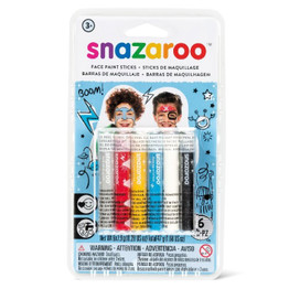 Snazaroo Face Paint Sticks (6pcs) - Boys