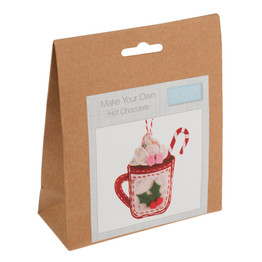 Christmas Felt Decoration Kit - Hot Chocolate