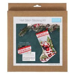 Half Stitch Tapestry Kit - Father Christmas Stocking