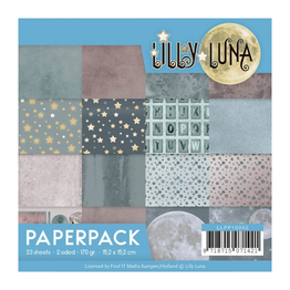 6" x 6" Paper Pack (23pcs) - Lilly Luna Light