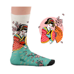 Socks: Geisha Tattoo