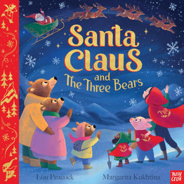 Book cover for Santa Claus and the Three Bears by Lou Peacock