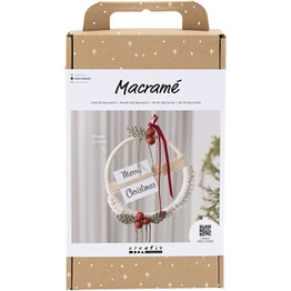 Christmas Craft Kit - Macrame Wreath