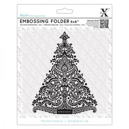 6" x 6" Embossing Folder - Arts & Crafts Tree