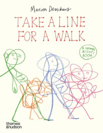 Book cover for Take a Line for a Walk: A drawing activity book by Marion Deuchars