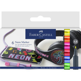 Faber Castell Neon Marker Set (6pcs)