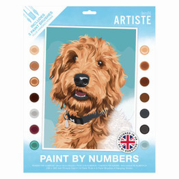 Paint by Numbers - Playful Labradoodle