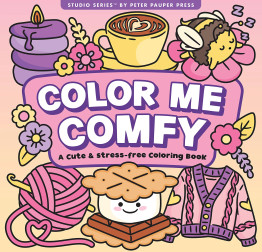 Book cover for Color Me Comfy Adult Coloring Book
