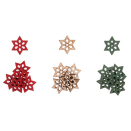 Craft Embellishments (18pcs) - Small Wooden Stars