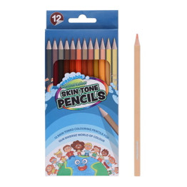 Washable Skin Tone Pencils (12pk)