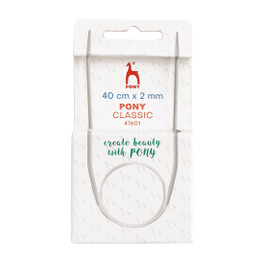 Pony Classic Fixed Circular Knitting Needles - 2.00mm