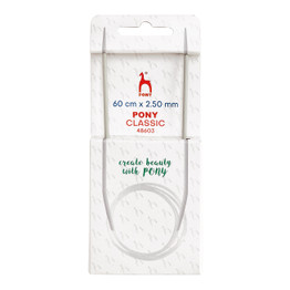 Pony Classic Fixed Circular Knitting Needles - 2.50mm