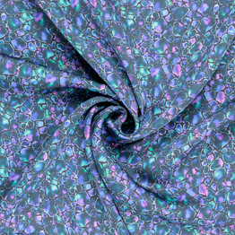 Super Lightweight Luxury Viscose Pebble in Jewel - Per ¼ Metre