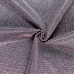 Metallic Glitter Pink on Black Scuba - Per ½ Metre
