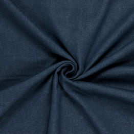 Recycled Denim Cloth in Marine - Per ½ Metre