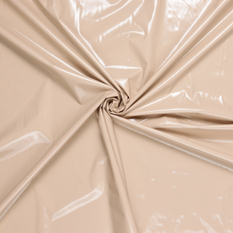 2 Way Stretch PU in Nude Gloss - Per ½ Metre