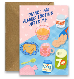 Greeting Card - Thanks For Looking After Me