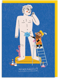 Greeting Card - Michelangelo