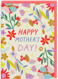 Cover image for Greeting Card - Flowers Mother's Day