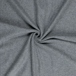 Ex-Designer Italian Mouflon Knitted Wool Coating in Grey - Per ¼ Metre