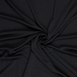 Ex-Designer Spanish Seacell™ Jersey in Black- Per ¼ Metre