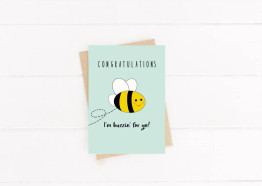 Cover image for Greeting Card - Buzzin' for Ya