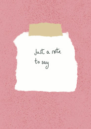 Cover image for Greeting Card - Just a note